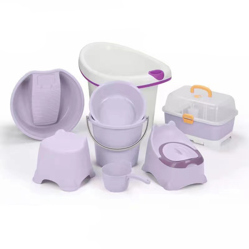 Baby bath tub TBB-201 8pcs