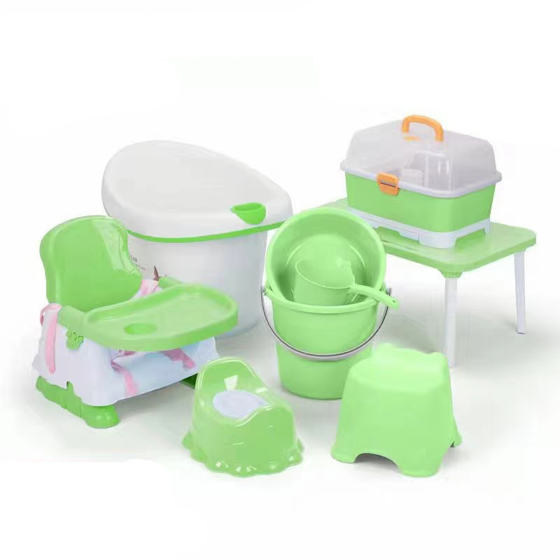 Baby bath tub TBB-202 9pcs