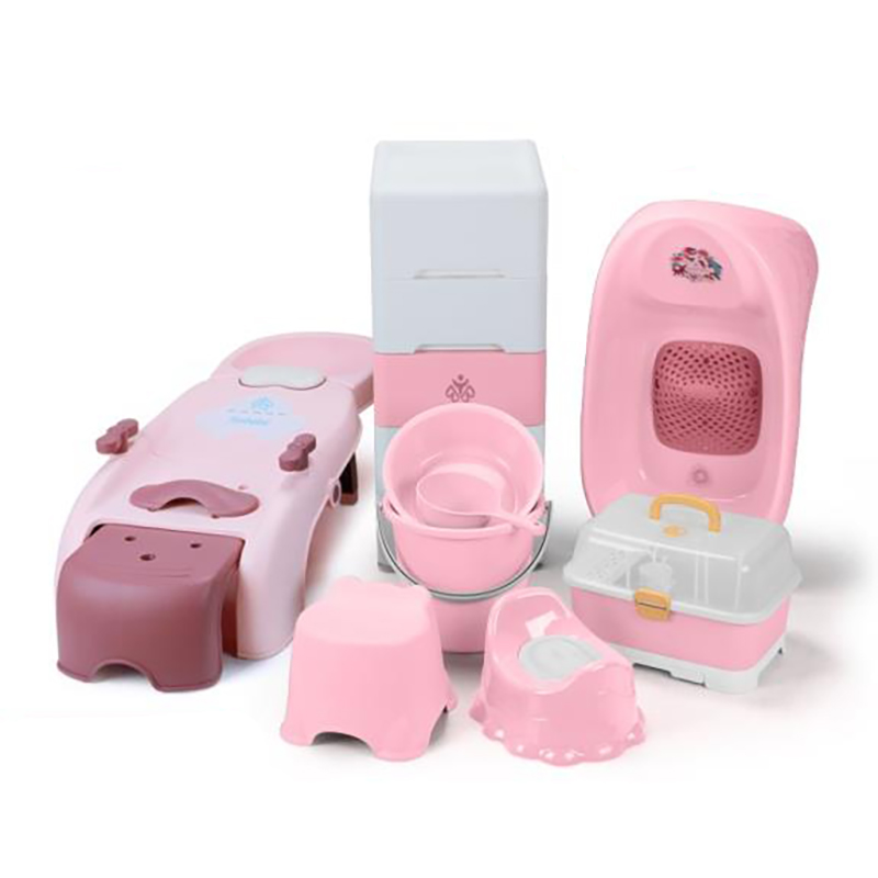 Baby bath tub TBB-07 9pcs