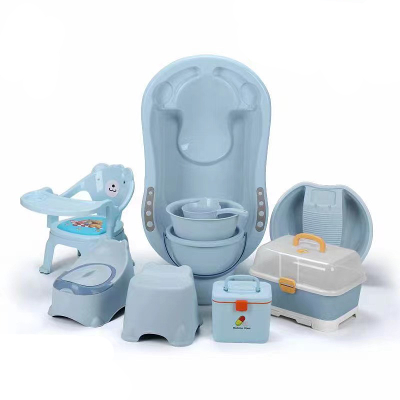 Baby bath tub TBB-23 9pcs